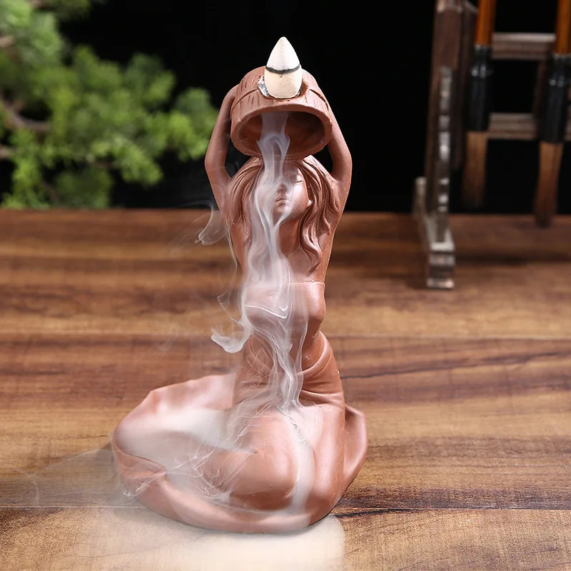 Mermaid Backflow Incense Burners