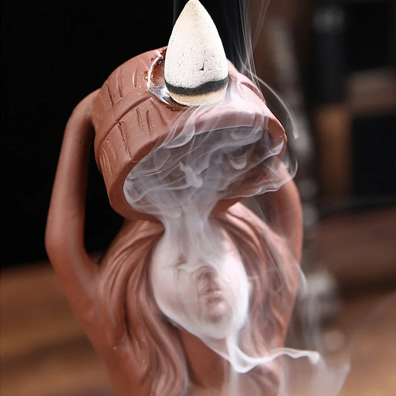 Mermaid Backflow Incense Burners