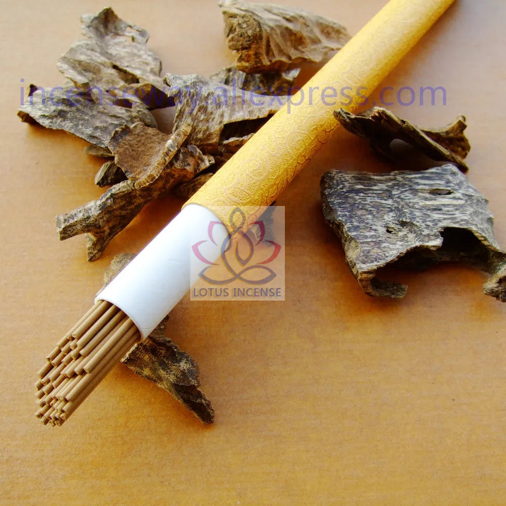 Natural Vietnamese Oudh Incense Sticks with Bamboo Burner