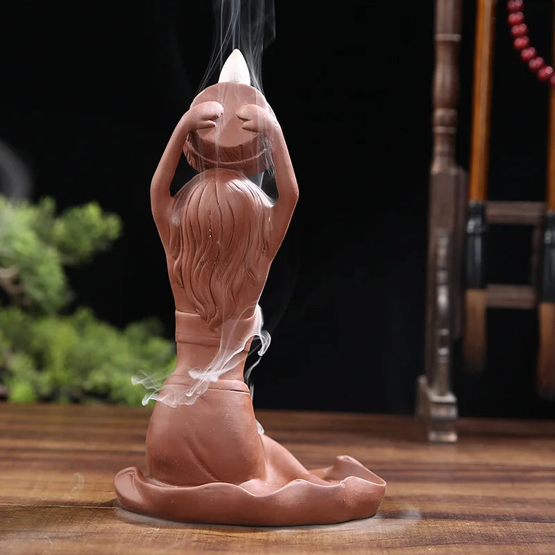 Mermaid Backflow Incense Burners