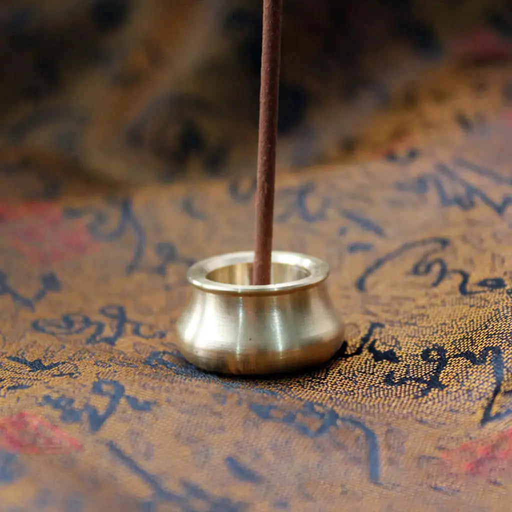 Small Brass Cone &amp; Stick Incense Burner