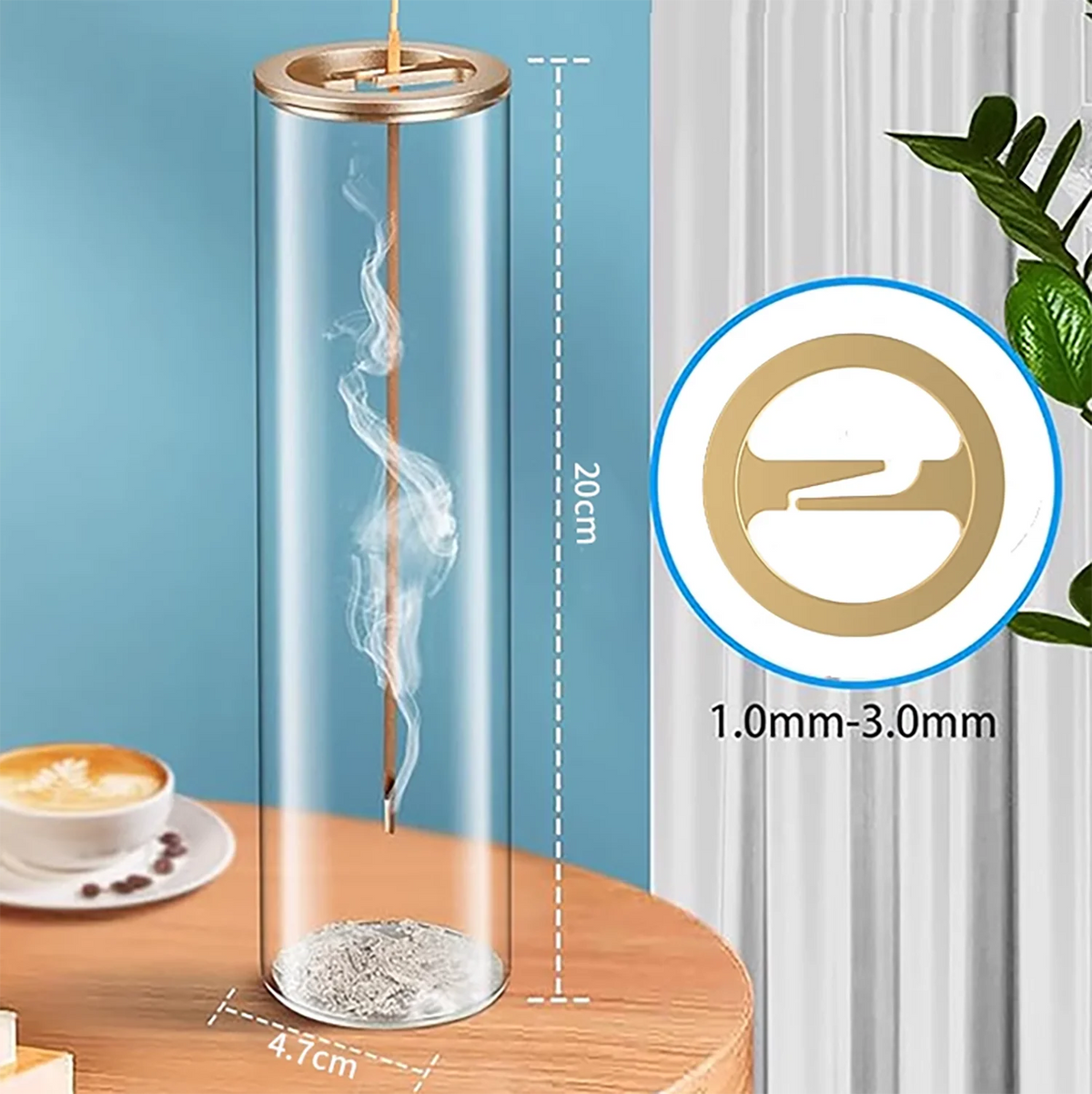 Modern Glass Incense Burner