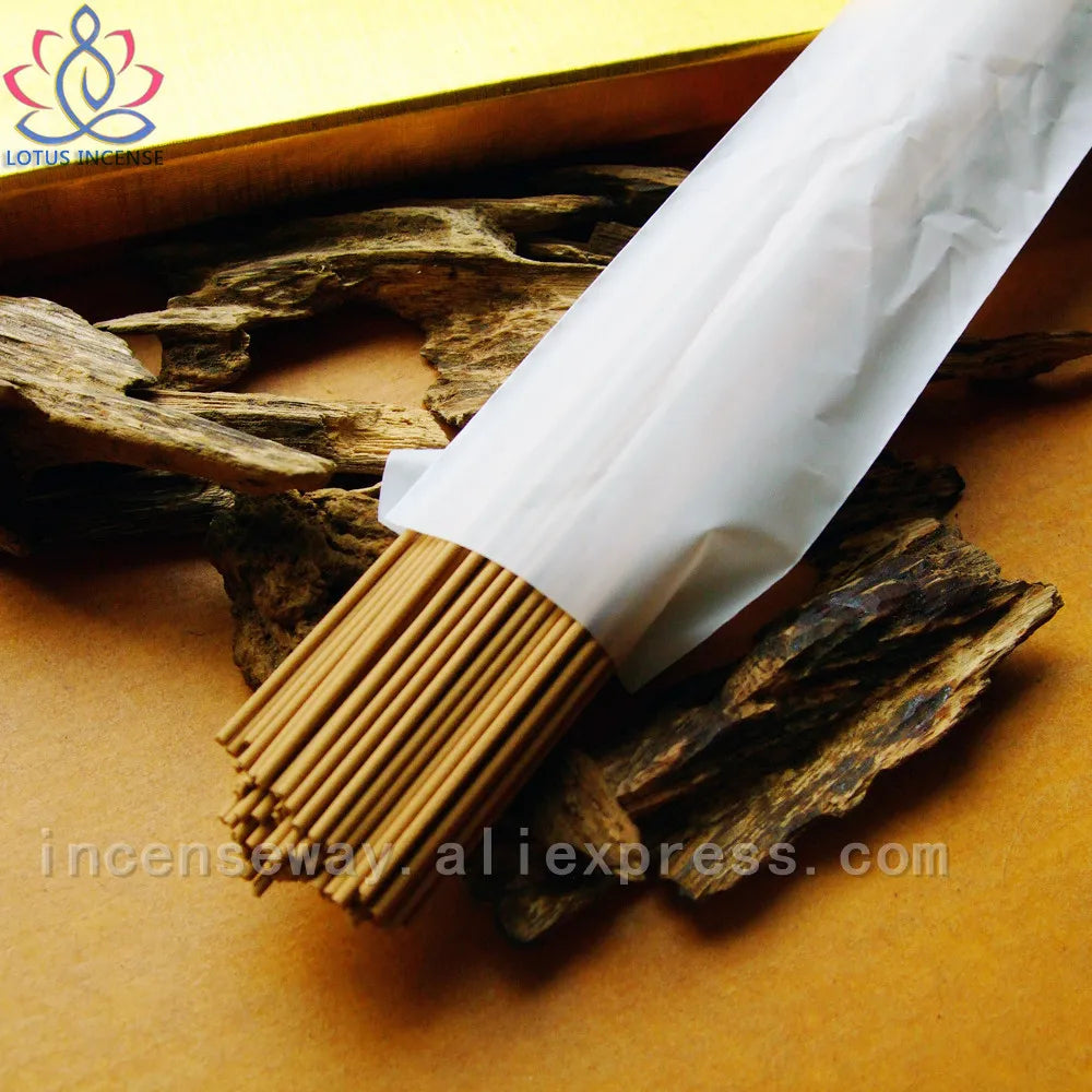 Natural Vietnamese Oudh Incense Sticks with Bamboo Burner