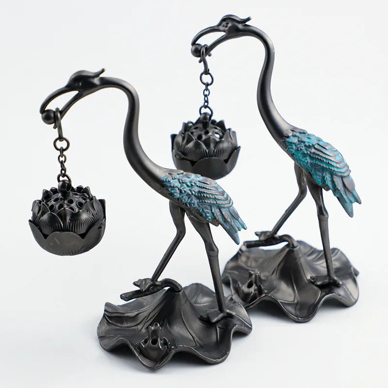 Crane Incense Burner