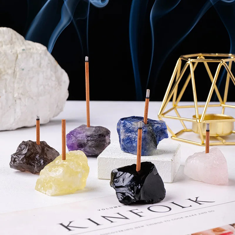 Natural Crystals Incense Burner