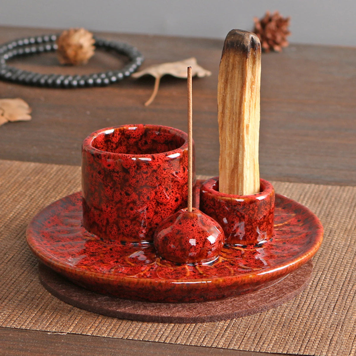 4 in 1 Ceramic Incense Burner