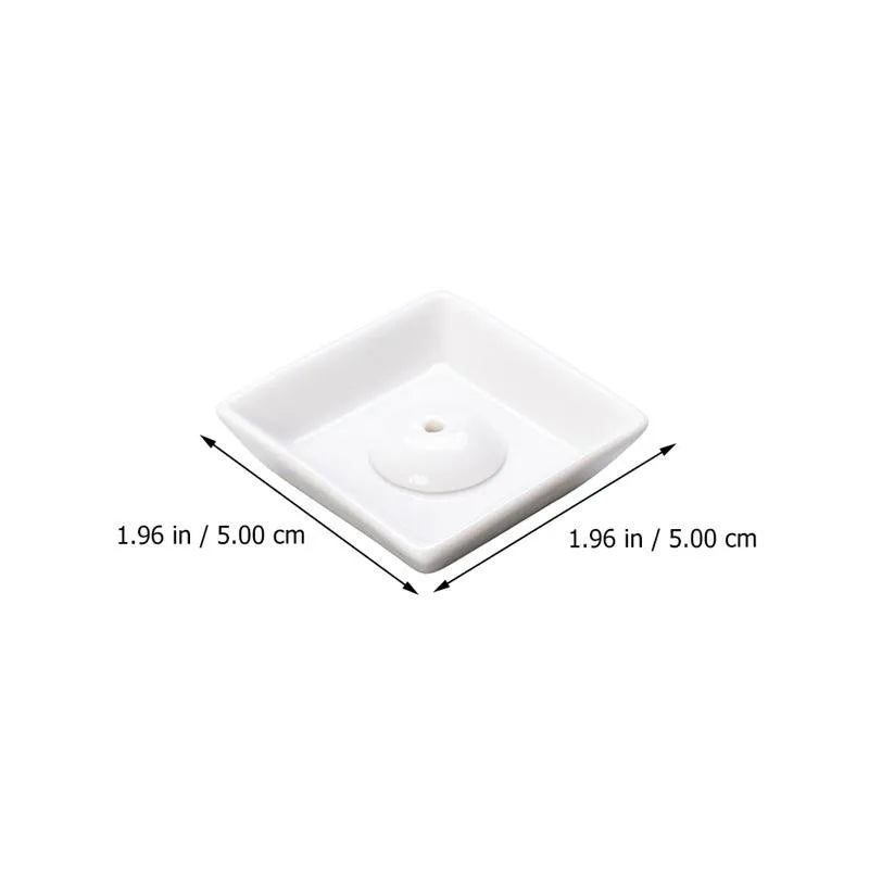 White Ceramic Incense Burner