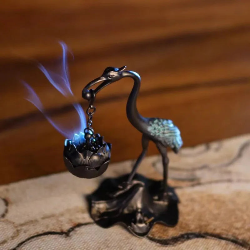 Crane Incense Burner